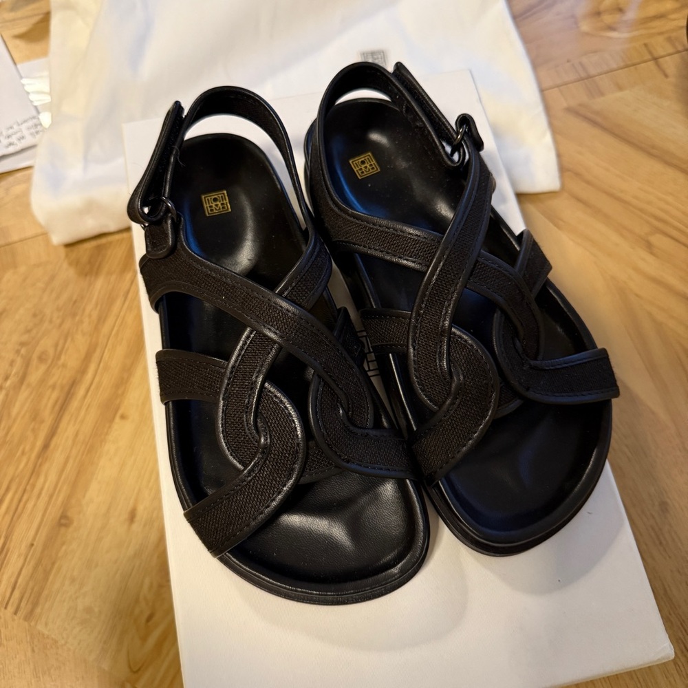 Toteme chunky sandals cloth